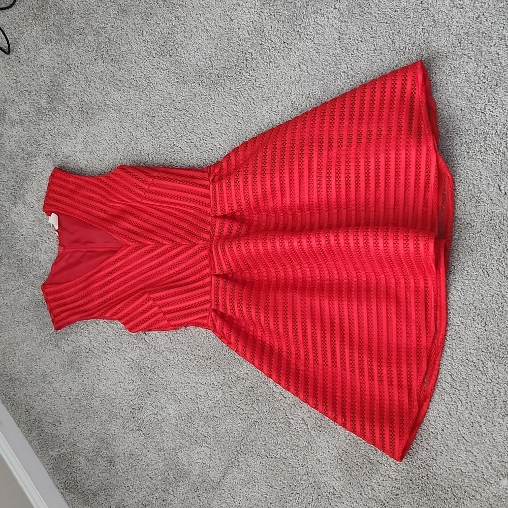H&M red dress size 8